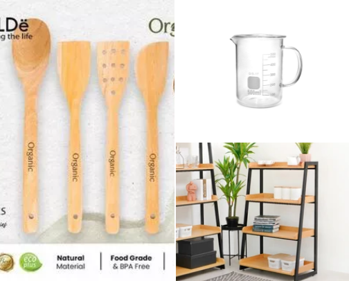 Aestetic pantry storage cover photo collage