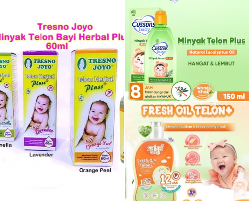 Produk Perawatan Bayi untuk Setelah Mandi dan Sebelum Tidur cover photo collage