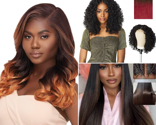 The Wig Life Chose Me: Amazon Hair Staples cover photo collage