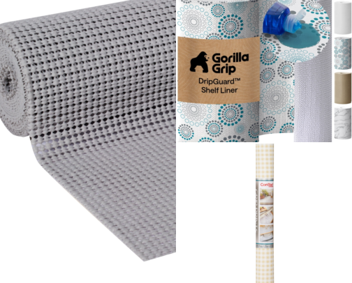 I Finally Found Drawer Liners That Stop Everything From Sliding Around cover photo collage