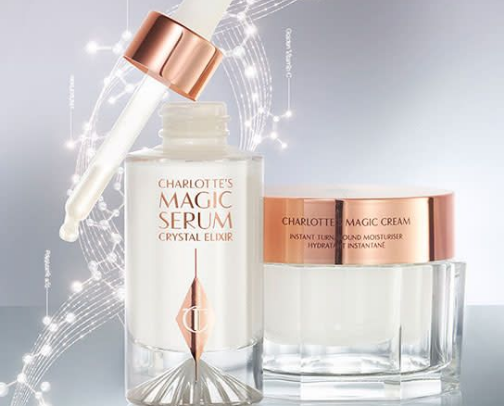 ✨ Charlotte Tilbury Magic Serum Crystal Elixir✨ cover photo collage