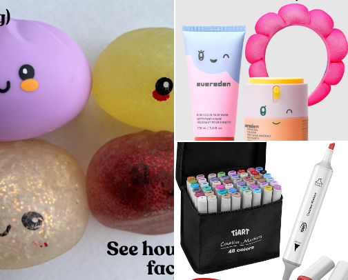 What I'm buying for Birthday Party gifts (ages 7-10) cover photo collage