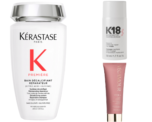 Favorite Hair Care for damaged hair cover photo collage