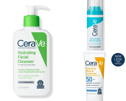 Skincare cover photo collage