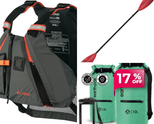 Kayaking & Paddleboarding Gear Essentials: Top Amazon Picks for Florida Waters cover photo collage