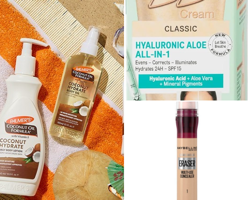 My favorite beauty recs cover photo collage