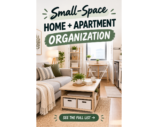 “Small Apartment Ideas” cover photo collage