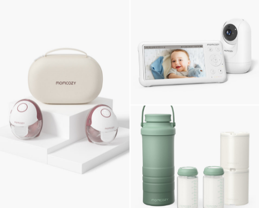 Must-have products for every new mom and her little one! ✨🍼 cover photo collage