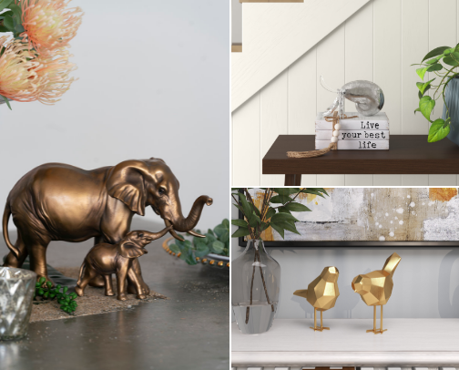 Figurines & Sculptures for Home cover photo collage