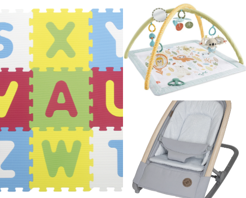 Giochi per neonato 0-6 mesi cover photo collage