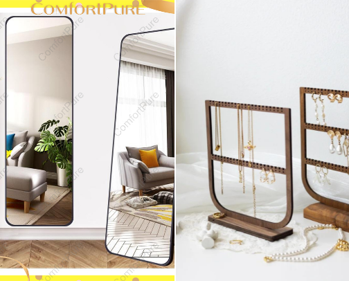 Glass mirror cover photo collage