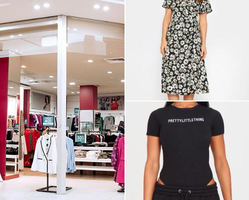 Tall peoples clothing cover photo collage