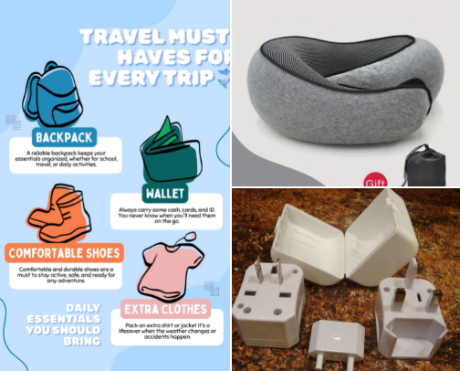 Travel Must-Haves for Every Trip cover photo collage