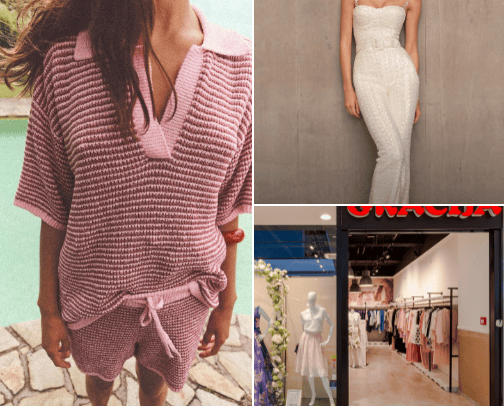 Woman wear cover photo collage