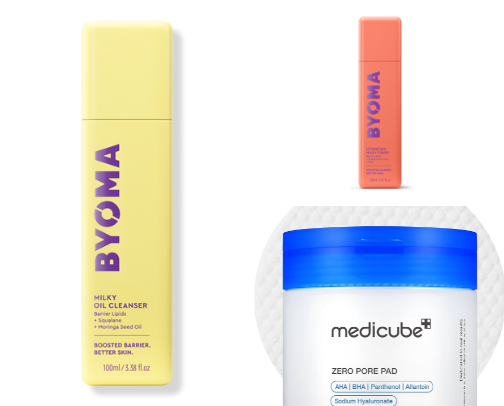 skin care favs🫧🧴 cover photo collage