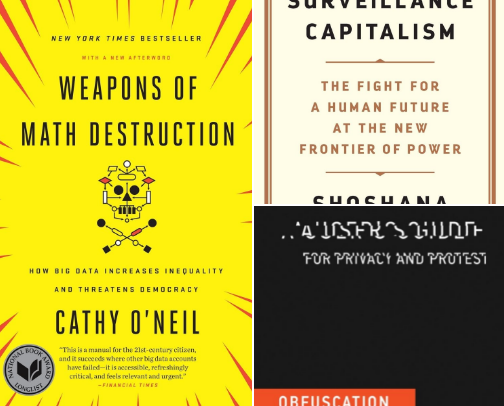 Books on Big Data and Surveillance Capitalism— How the F*$#! it happened and what to do about it. cover photo collage