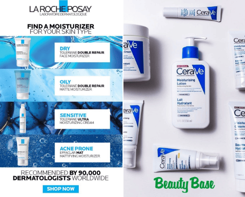Just CeraVe and La Roche- Posay products💫 cover photo collage