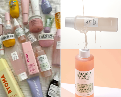 Recs for the perfect skin glow 🌟🤍 cover photo collage