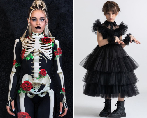 Hauntingly stylish: Top Halloween outfit ideas for a memorable night! cover photo collage