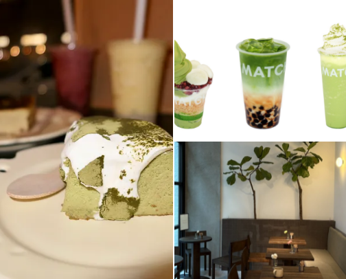 Tea & Treat Spots for Matcha Lovers in Milan cover photo collage