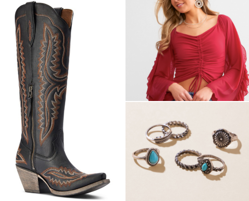 Western Outfit Favorites: Boots, Hats, & Stylish Cowgirl Looks cover photo collage