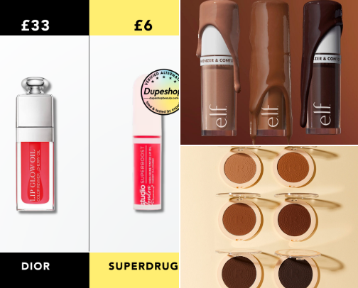 Affordable Makeup Dupes✨🙌🏽🩷 cover photo collage