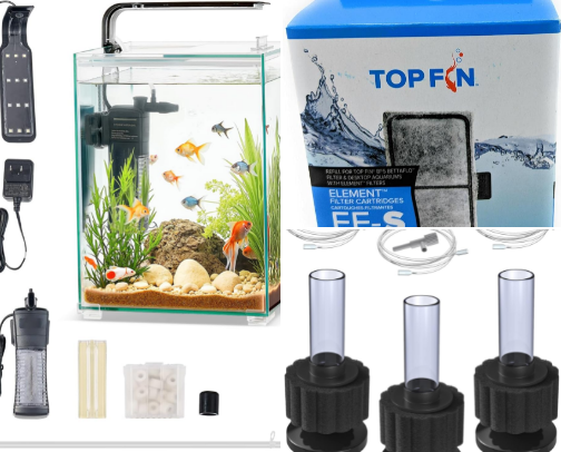 fish tank essentials for starters cover photo collage