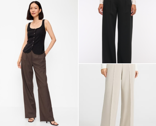 petite women corporate/work outfit & clothes cover photo collage