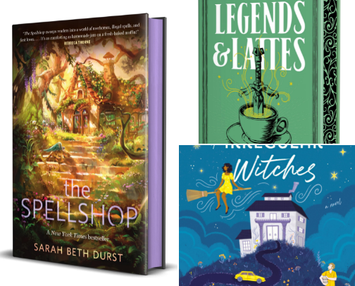 Cozy Fantasy/Scifi - Comforting Reads for When Life is Stressful Enough cover photo collage