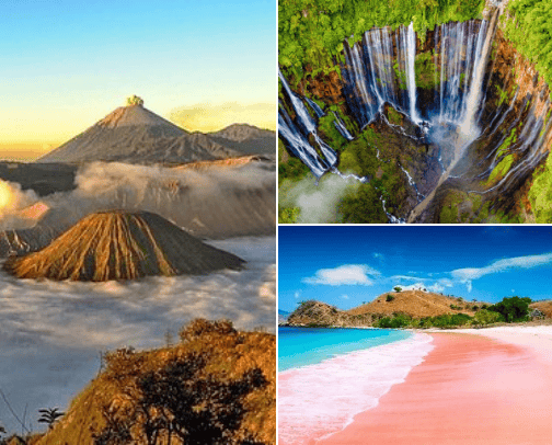 Jawa Timur Pride, nature you must visit! cover photo collage