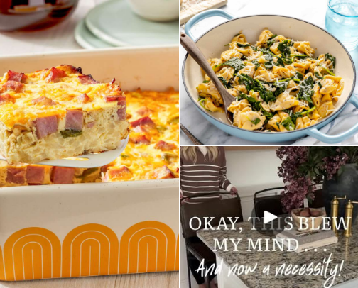 Easy & delicious recipes for people on the go cover photo collage