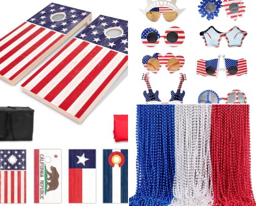 4th of July Party Must-Haves cover photo collage