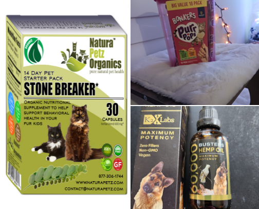 Vitamins &minerals for pets & more cat treats cover photo collage