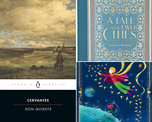 Top 10 Best-Selling Books of All Time cover photo collage