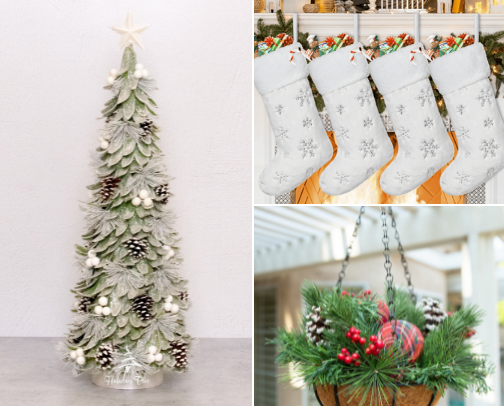 Cozy Christmas Vibes 🎄 cover photo collage