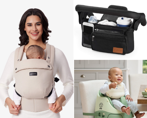 Baby essentials 👣 cover photo collage