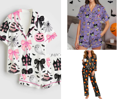 POV: You Just Found the Cutest Halloween PJs 👻🎃 cover photo collage