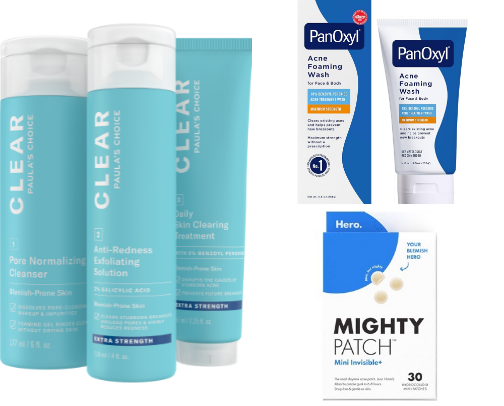 My go to skincare for my acne-prone skin cover photo collage