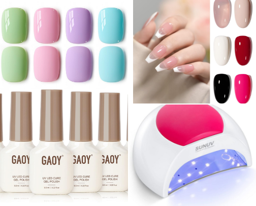 favorite diy nail supplies! cover photo collage