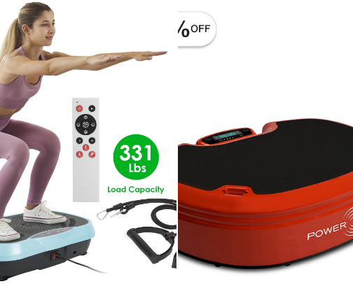 Power Plate Exercise Machine cover photo collage