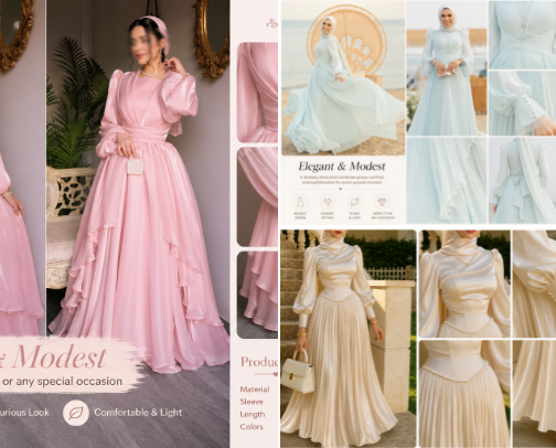 Luxury-Looking wedding guest dresses cover photo collage