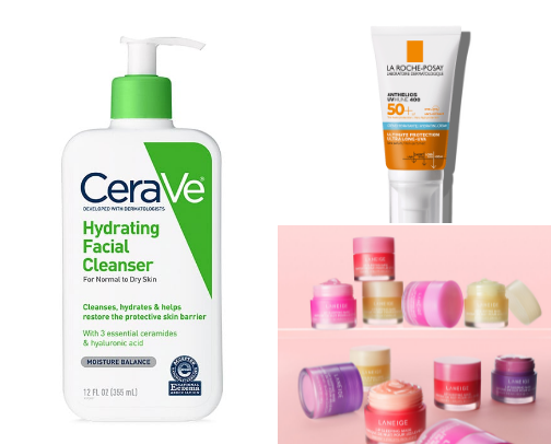 Skincare Essentials cover photo collage