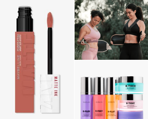 SKINCARE/MAKEUP cover photo collage