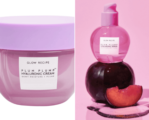 Glow recipe skincare products cover photo collage