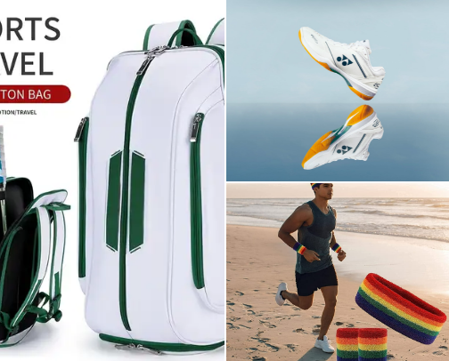 Badminton Gear For You🏸 cover photo collage