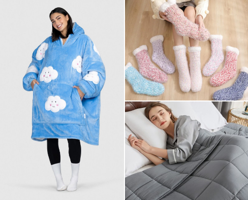 Cozy AF: Lifestyle Essentials for Maximum Comfort cover photo collage