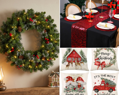 Christmas Home Finds cover photo collage