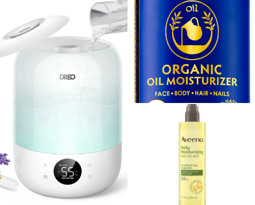 Dry skin essentials cover photo collage