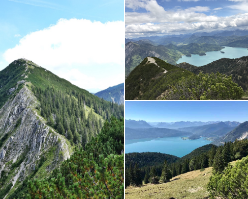 Munich Hiking Guide: Mountains, Lakes & Trails cover photo collage