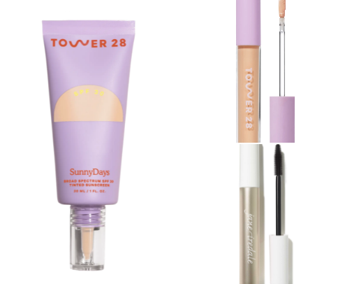 everyday make up essentials cover photo collage